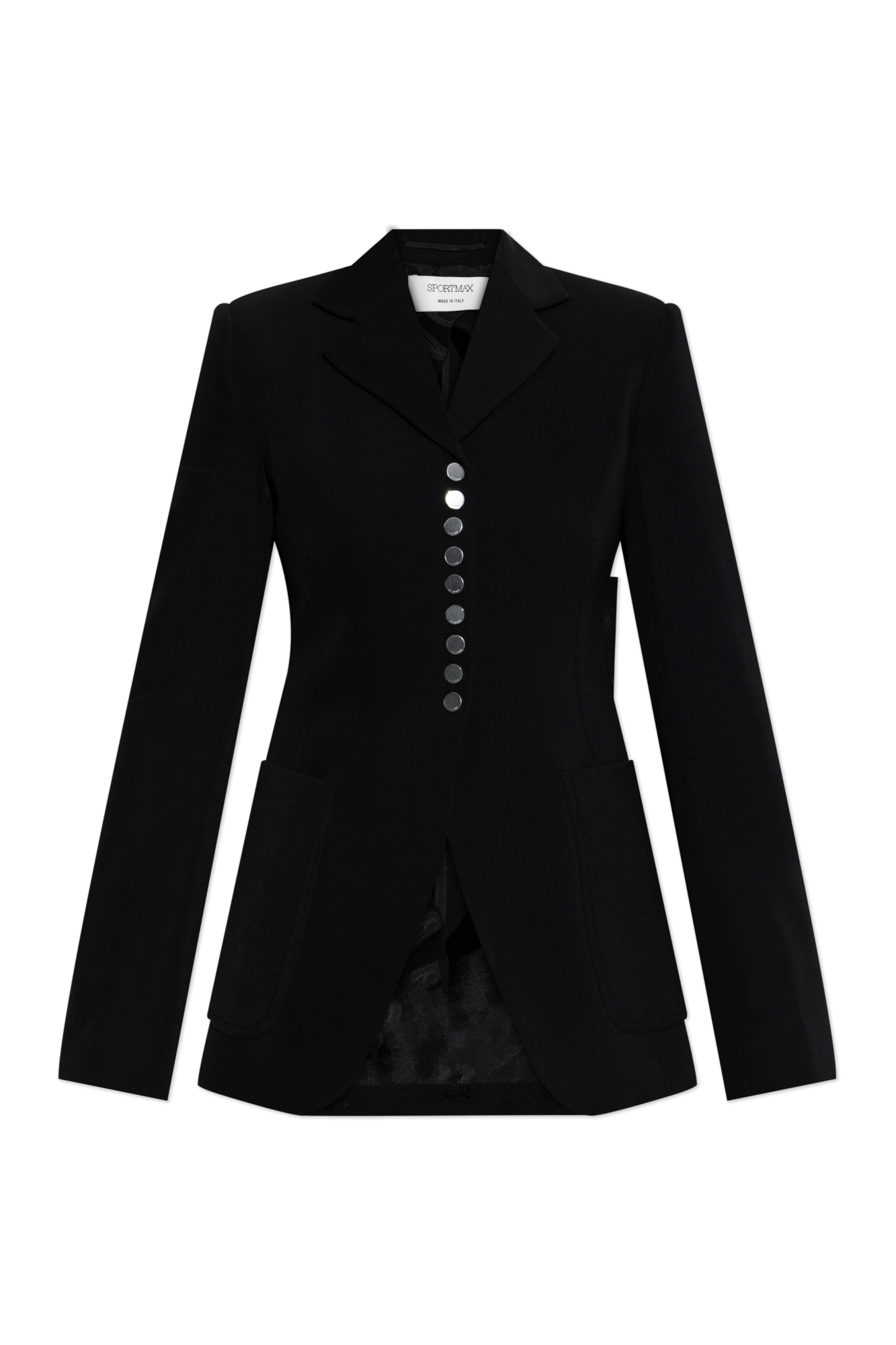 Black Single-breasted blazer 'Masque' Sportmax - Vitkac France